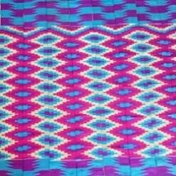 Handwoven Quality Kente Cloth (Edwene si edwene so) - Mauve Fresh