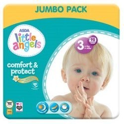 asda little angels nappies size 5