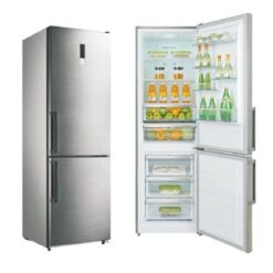 Midea HD-176R(N) 129 Litre Double Door Bottom Freezer Refrigerator with Reversible Door