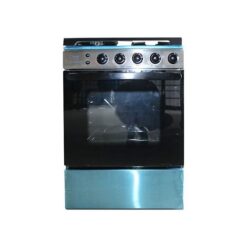 Alternative view of Nasco LME60I 4 Burner Gas Cooker with Oven & amp; Grill - Stainless Steel