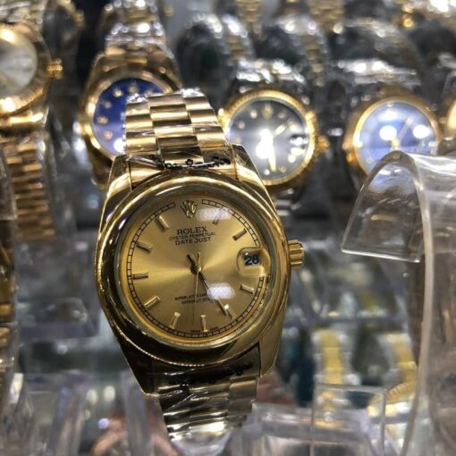 Rolex Oyster Perpetual Datejust Gold Replica Watch - Men's