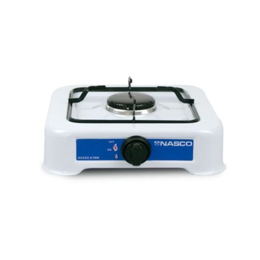 Nasco NASGS-K1BW-S 1 Burner Gas Stove - White