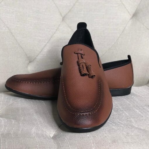 Oxfords Leather Shoes for Men - Brown