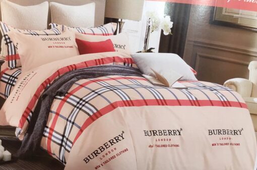 Multi Striped Double Size Bedsheet with 3 Pillow Covers