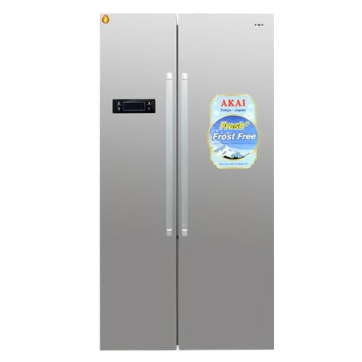 AKAI RF077A562SS 521L Side-By-Side Refrigerator