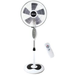 Delron DSF-16R 16 Inch Standing Fan with Remote