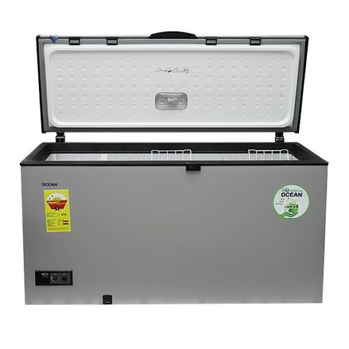 Ocean NJ51TGSA 349L Chest Freezer - Silver