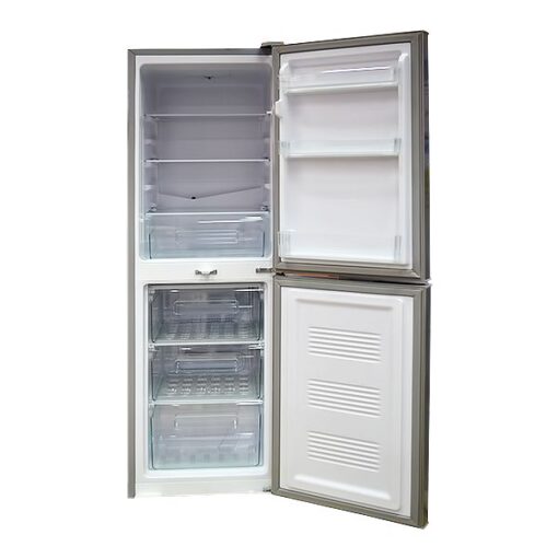 AKAI RF118A300DD 300L Combi Double Door Refrigerator - Silver