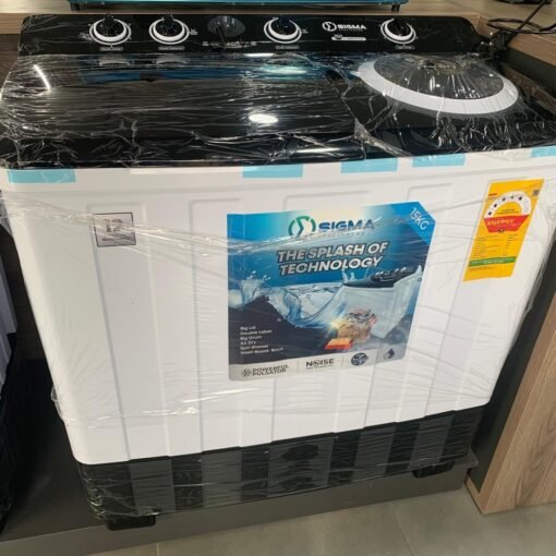 Sigma SWM-TT150 15Kg Twin Tub Semi-Automatic Washing Machine