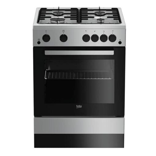 Beko FSGT62111GS 4-Burner Gas Cooker with Oven & Rotisserie