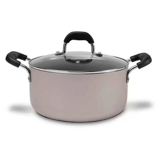 Brinox 122127 Casserole Nonstick with Lid 24cm - Aluminium Saffron