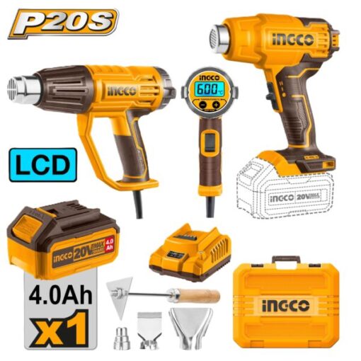 Ingco COSLI240201 Heat Gun Combo Kit