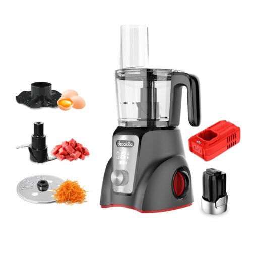 Decakila KEMG027B Cordless Food Processor (Rechargeable)