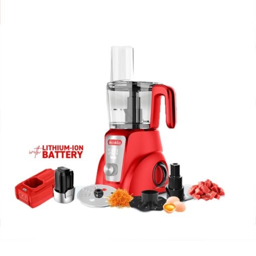 Decakila KEMG027R Cordless Food Processor (Rechargeable)