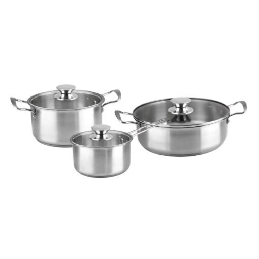 Decakila KMEP049M 6Pcs Stainless Steel Cookware Set