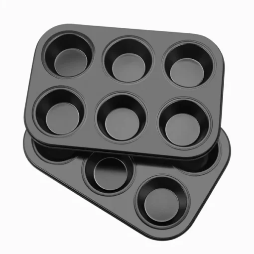 Decakila KMTT079B Non-stick Muffin Pan - 6pc