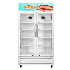 Delron DDF-553 Showcase Display Refrigerator - 553L White