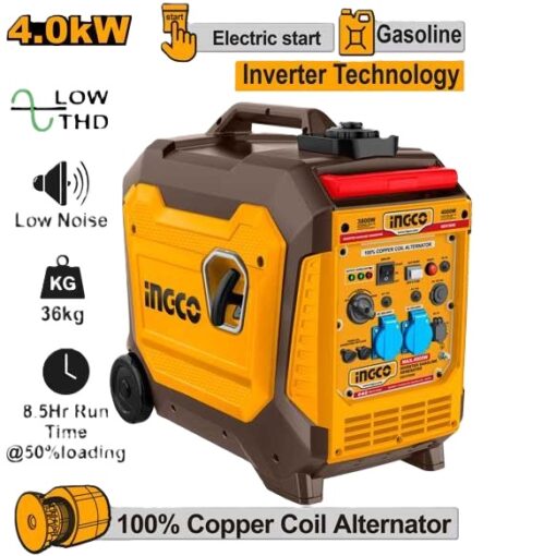 Ingco GEI47506E Inverter Gasoline Generator 4.0kw