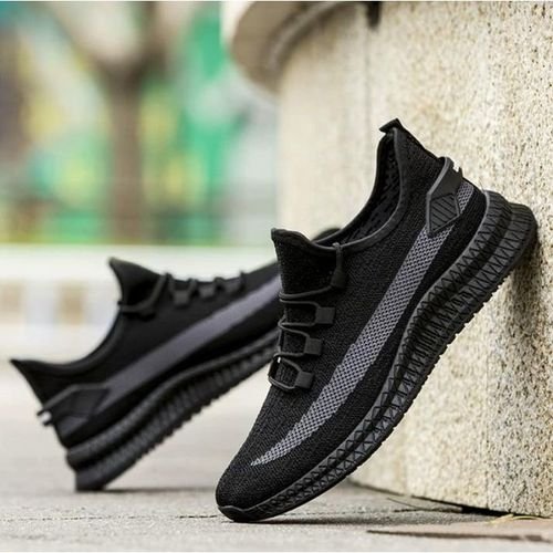 Generic Black Lace Up Sneakers | MyGhMarket