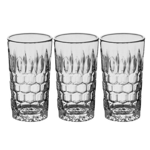 Icon Vintage Glass Tumbler 3-Pcs Set - 123707