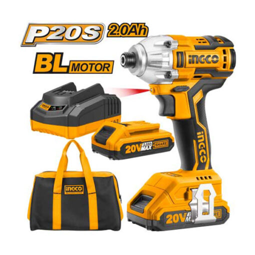 Ingco CIRLI2002 P20S Lithium-Ion Impact Driver 20V