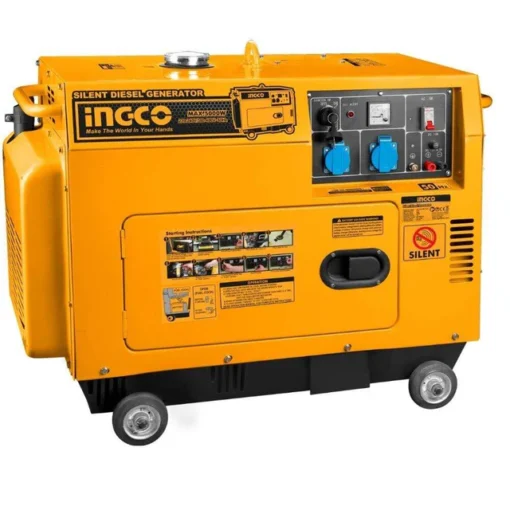 Ingco GSE50001 Silent Diesel generator 5.0kw Single Phase