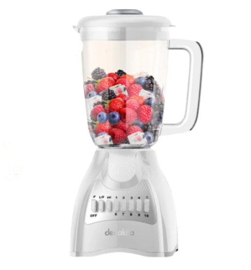 Decakila KEJB046W Stand Blender with Glass Jar 650w- 1.5L