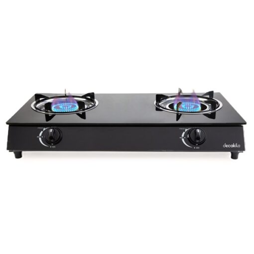 Decakila KMGS043B 2Burner Glass Top Gas Stove