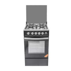 Nasco NASGC-SNIPER50TB-G 4 Burner Gas Cooker with Oven - Black