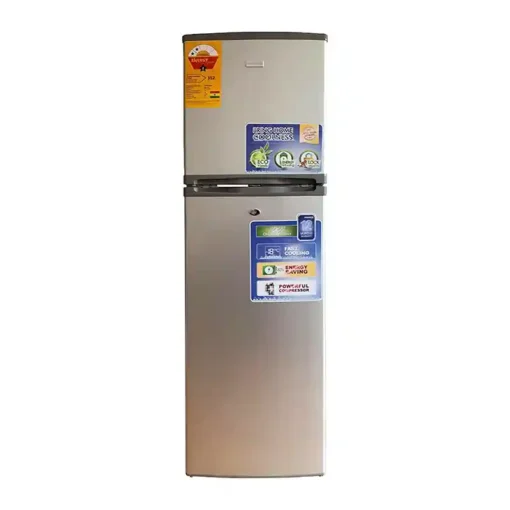 Nasco DF2-22 166L Double Door Top Freezer Refrigerator