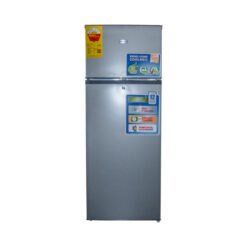 Nasco NASF2-28SK-SILVER 217L Double Door Top Freezer Refrigerator