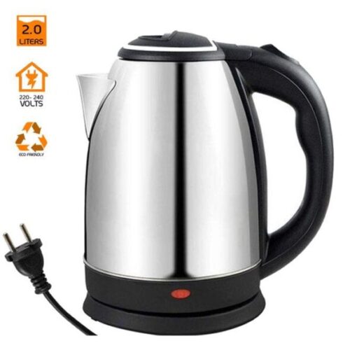 Scarlet 2.0L Stainless Steel Electric Heat Kettle - Silver