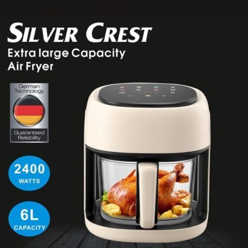 Silvercrest Visible Air Fryer 6L 2400W