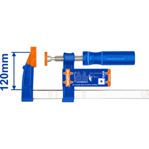 Wadfow F-Clamp with Plastic Handle WCP2124