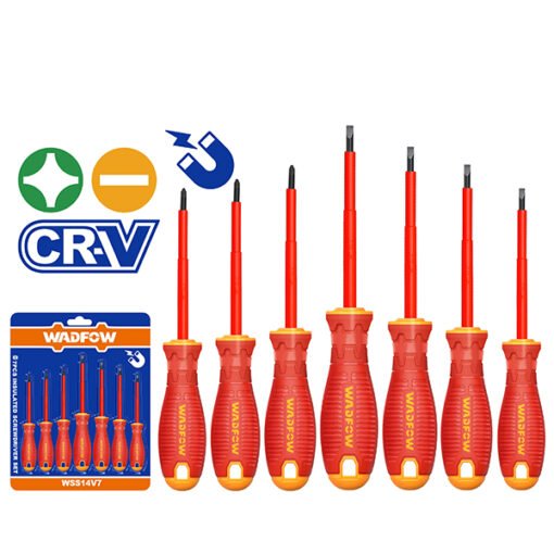 Wadfow WSS7407 Insulated Screwdriver Set - 7 Pcs