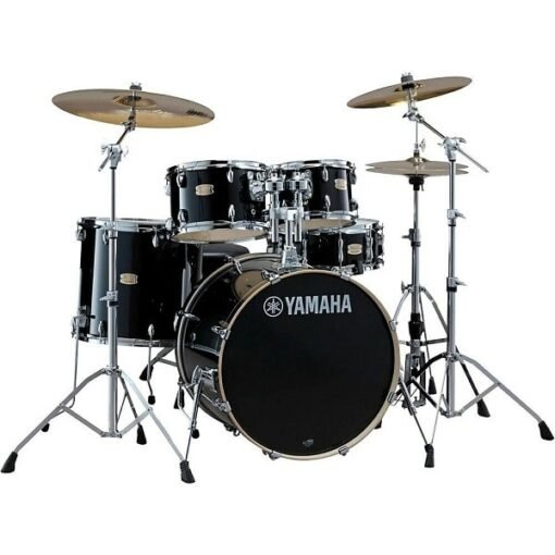 Yamaha SBP2F5 Stage Custom Birch Drum Set - Raven Black