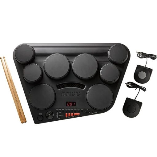 Yamaha DD75 Portable Digital Drums with 2 Pedals and Drumsticks
