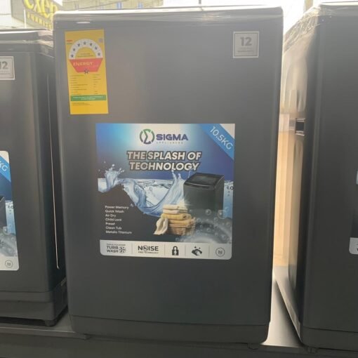 Sigma SWM-T105TL 10.5kg Top Load Fully Automatic Washing Machine
