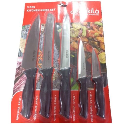 Decakila 5Pcs kitchen Knife Set KMTT110B