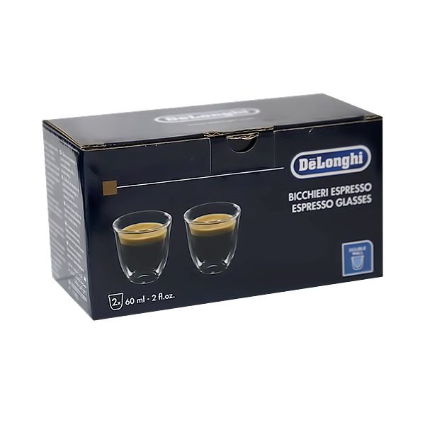 Delonghi 2 Lattemacchiato Double Wall Glasses DLSC312