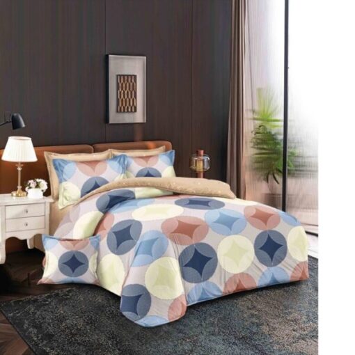 Colorful 3Pcs Luxury Duvet Bedsheet Set