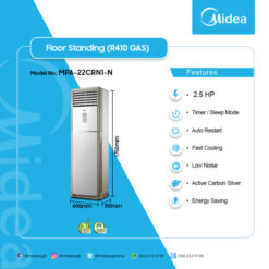 Alternative view of Midea 2.5hp Floor Standing Air Conditioner MPA-22CRN1-N