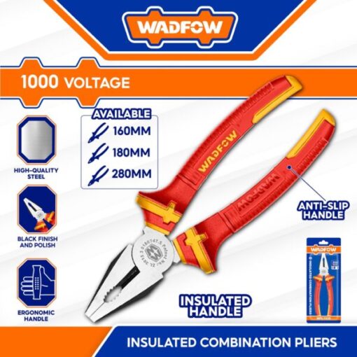 Wadfow WPL1938 Insulated combination pliers