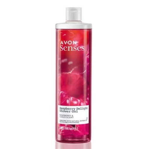 Avon Senses Raspberry Delight Shower Gel - 500ml