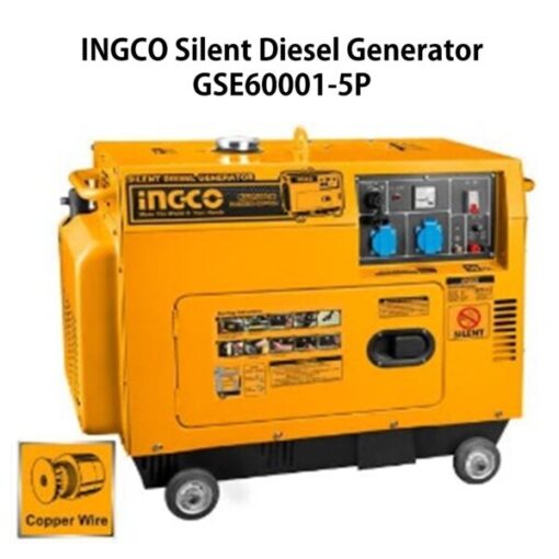 Ingco GSE65001 Silent Diesel Generator 6.5kw